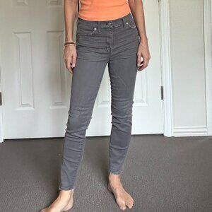 Madewell - Grey High-Rise Skinny Jeans